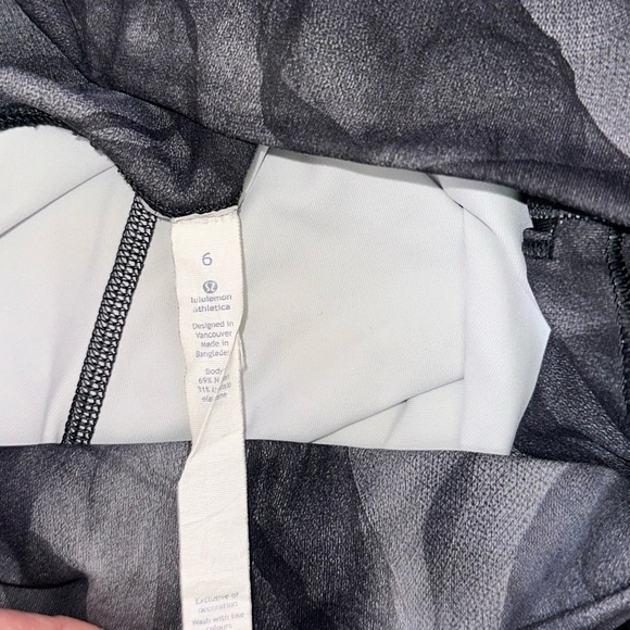 Lululemon Wunder Under Pant High Rise Leggings Midnight Tulle Multi Black Sz 6 - Picture 10 of 11